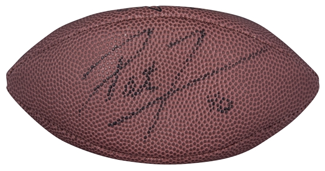 Pat Tillman Autographed Mini Football (PSA/DNA & Recruiter Affidavit)